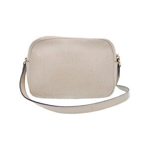Gucci Disco Crossbody Interlocking Tassel Leather Bag Soho Pebbled GG